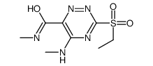 3-ethylsulfonyl-N-methyl-5-(methylamino)-1,2,4-triazine-6-carboxamide Structure