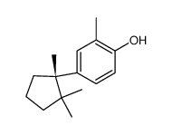 2-Methyl-4-[(1S)-1,2,2-trimethylcyclopentyl]phenol结构式