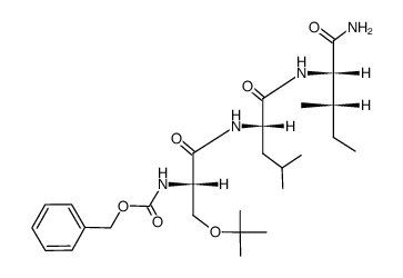 Z-Ser(Bu-t)-Leu-Ile-NH2 Structure