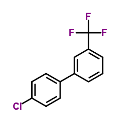 4'-Chloro-3-(trifluoromethyl)biphenyl structure