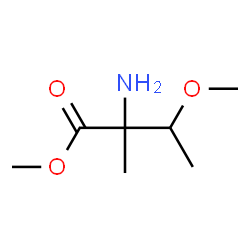 D-Isovaline, 3-methoxy-, methyl ester, threo- (9CI) Structure