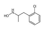 N-hydroxy-1-methyl-2-(2-chlorophenyl)ethanamine Structure