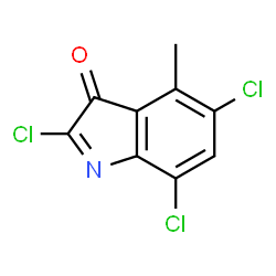 3-Pseudoindolone,2,5,7-trichloro-4-methyl- (3CI) Structure