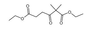 Diethyl 2,2-dimethyl-3-oxohexanedioate Structure