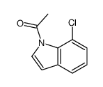 1-(7-chloroindol-1-yl)ethanone Structure