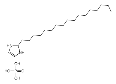 2-heptadecyl-2,3-dihydro-1H-imidazole,phosphoric acid结构式