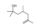 2,4,6-trimethylhept-6-en-2-ol Structure