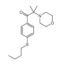 1-(4-butylsulfanylphenyl)-2-methyl-2-morpholin-4-ylpropan-1-one Structure