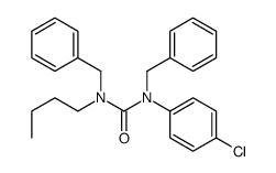 1,3-dibenzyl-1-butyl-3-(4-chlorophenyl)urea Structure