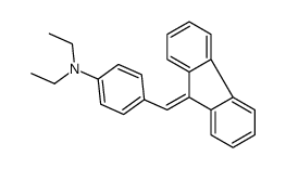 N,N-diethyl-4-(fluoren-9-ylidenemethyl)aniline结构式