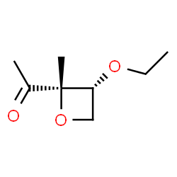 Ethanone, 1-(3-ethoxy-2-methyl-2-oxetanyl)-, cis- (9CI) picture