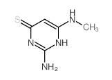 4(3H)-Pyrimidinethione,2-amino-6-(methylamino)- picture