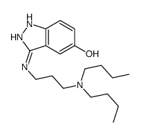 3-[3-(dibutylamino)propylamino]-1H-indazol-5-ol Structure