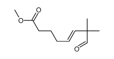 methyl 7,7-dimethyl-8-oxooct-5-enoate Structure