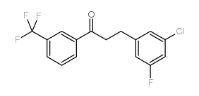 3-(3-CHLORO-5-FLUOROPHENYL)-3'-TRIFLUOROMETHYLPROPIOPHENONE structure