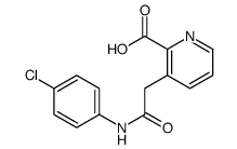 3-[2-(4-chloroanilino)-2-oxoethyl]pyridine-2-carboxylic acid Structure