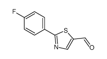 2-(4-Fluorophenyl)-1,3-thiazole-5-carbaldehyde Structure