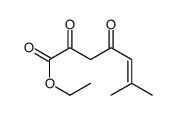 ethyl 6-methyl-2,4-dioxohept-5-enoate结构式