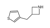 3-(thiophen-3-ylmethyl)azetidine结构式