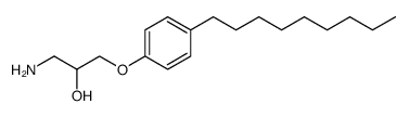 2-Propanol, 1-amino-3-(4-nonylphenoxy) Structure