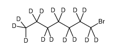 1-溴庚烷-D15结构式