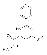 N-isonicotinoyl-DL-methionine-hydrazide结构式