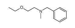 N-ethoxyethyl-N-methylbenzylamine结构式