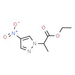 2-(4-NITRO-PYRAZOL-1-YL)-PROPIONIC ACID ETHYL ESTER Structure