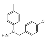 1-[(4-chlorophenyl)methyl]-1-(4-methylphenyl)hydrazine结构式