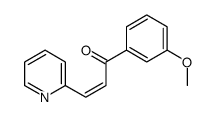 1-(3-methoxyphenyl)-3-pyridin-2-ylprop-2-en-1-one Structure