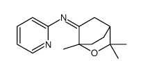 2,2,4-trimethyl-N-pyridin-2-yl-3-oxabicyclo[2.2.2]octan-5-imine结构式