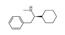 (R)-1-cyclohexyl-N-methyl-2-phenylethylamine Structure