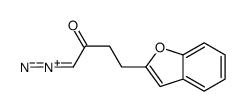 4-(1-benzofuran-2-yl)-1-diazoniobut-1-en-2-olate结构式