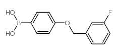 4-(3′-Fluorobenzyloxy)phenylboronic acid structure