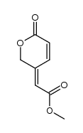 5,6-dihydro-5E-(methoxycarbonylmethylene)-2-pyrone结构式