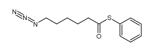 S-phenyl 6-azidohexanethioate Structure