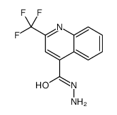 2-三氟甲基-喹啉-4-羧酸肼结构式