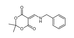 2,2-dimethyl-4,6-dioxo-5-(N-benzylaminomethylene)-1,3-dioxane结构式