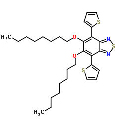 5,6-Bis(octyloxy)-4,7-di(2-thienyl)-2,1,3-benzothiadiazole structure