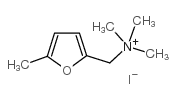 2-Furanmethanaminium,N,N,N,5-tetramethyl-, iodide (1:1) Structure