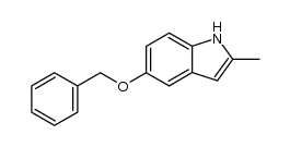 5-benzyloxy-2-methyl-indole Structure