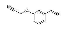 2-(3-formylphenoxy)acetonitrile结构式