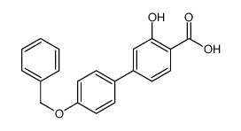 2-hydroxy-4-(4-phenylmethoxyphenyl)benzoic acid Structure