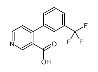 4-[3-(trifluoromethyl)phenyl]pyridine-3-carboxylic acid结构式