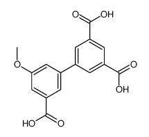 5-(3-carboxy-5-methoxyphenyl)benzene-1,3-dicarboxylic acid结构式