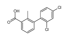 3-(2,4-dichlorophenyl)-2-methylbenzoic acid Structure