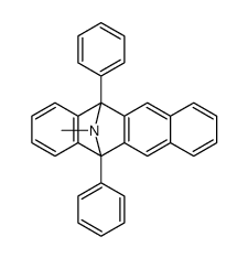 5,12-dihydro-13-methyl-5,12-diphenylnaphthacene-5,12-imine结构式