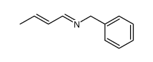 crotonaldehyde N-benzylimine结构式