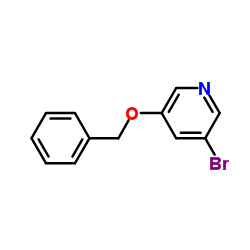 3-Benzyloxy-5-bromopyridine Structure