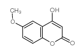 4-羟基-6-甲氧基-2H-苯并吡喃-2-酮结构式